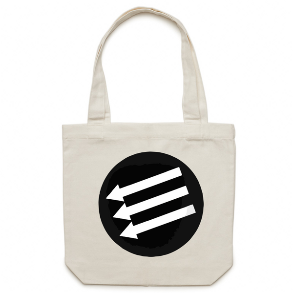 Iron Front Canvas Tote Bag